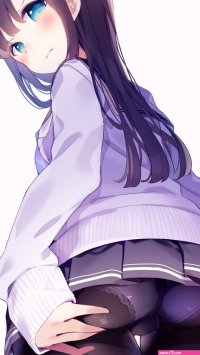 AnimeLegsAndFeet on X: Someones not very happy with you...You need to be careful where you are staring!! Jeez silly Credit: chikuwa anime waifu ass panties thighs thicc pout angry blush lewd ecchi