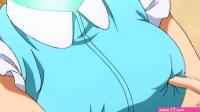 Anime touch boobs