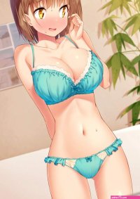 original blue panties underwear only bra underwear