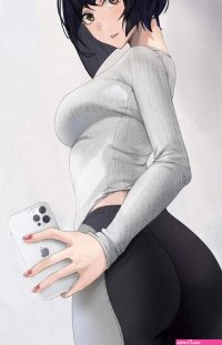 Rule 34 Yoga Pants Booty Selfie by pigeon