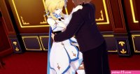JustAOkay7 on X: Id been wanting to do some ballbusting with Lumine for a while now... I dont really know how to work with dresses very well to avoid obvious clipping and