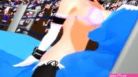 Sexy Anime Ballbusting Mixed Wrestling Hentai MMD by LilRaynareLegacy on DeviantArt