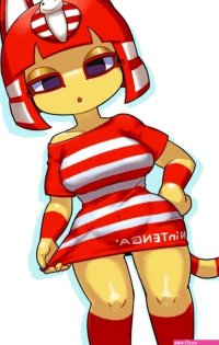 Animal crossing. Ankha New Outfit. minus8
