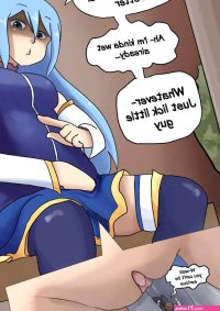 Drunken Aqua porn comic