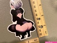 New Sexy Anime Girl Hot Ass Butt Erotic Game Meme Vinyl Decal Sticker Car Truck