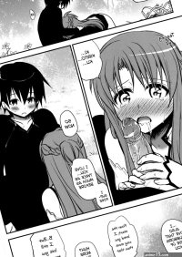 Asuna Yuuki has sex with Kazuto Kirigaya sword art online porn comics