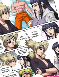 NaruHinaTemari Doujin Naruto JadenKaiba Porn Comic