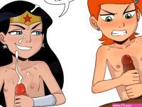 Porn comics with Wonder Woman. A big collection of the best Porn comics