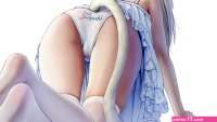 Wallpaper : anime girls ass tail panties thigh highs crawling bending over 1920x1080