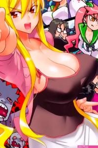 High School Of The Dead Sexy Girl Big Tits Anime Poster