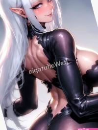 Sexy Hot Anime Silver Hair Waifu Big Boobs and Ass Sticker for Sale by ItsWaifutopia