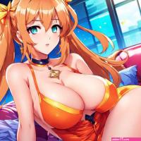 Sexy Anime Girl Big Boobs Sexy Thighs Sexy Ass by masterthief117 on DeviantArt