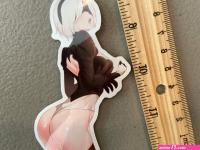 New Sexy Anime Girl Boobs Big Butt Game Ass Manga Vinyl Decal Sticker Car Laptop