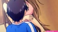 Anime boobs kissing