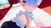 Rem boobjob Sucking and fucking Just POV big boobs maid