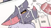 Furry Comic Dub: A Helping Hand big penis blowjob cum in mouth cumshot cute femboy sweaty
