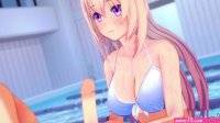 3DAnimeHentai: Hottest and most popular girl in school gets Fucked by the pool in her bikini !!!