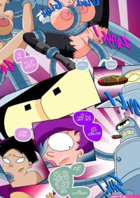 Porn comic Futurama Sextopia. Bill Vicious Sex comic couple of hotties
