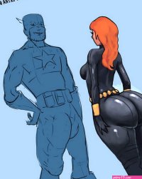 Black Widow And Her Informant Porn Comic on