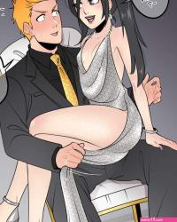 Porn comic Silver dress. Bleach DangerousBride Sex comic busty brunette meets