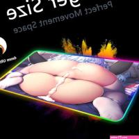 Amazon.co.jp: Mouse Pad Cartoon Cute Boobs Butt Gamer LED Mouse Pad Computer Keyboard Desk Mat Gaming Accessories Comic RGB Mouse Pad XXL 1000x500x3mm : Computers