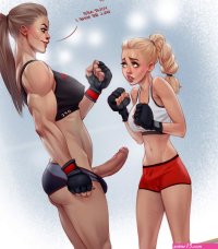 DFC: Dickgirls Fighting Championship Porn Comic english 01