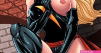 Ms. Marvel Captain Marvel Spider-Man Tracy Scops Porn Comic