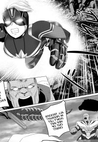 Captain Marvel fucking with Spiderman