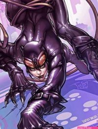 SFW full color sexy ecchi MILF hentai cartoon porn art DC comics fine ass slut Catwoman hunting Batman cock.