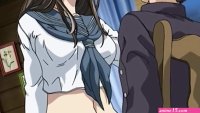 Anime Schoolgirl Rubs Clit On Classmate Thinking Of Her Stepbro