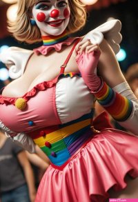 Porn comic The little clown of love Sex comic blonde clown was