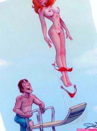 Playboy June-July 2012 in T Freemans Dean Yeagle some nudity Comic Art Gallery Room