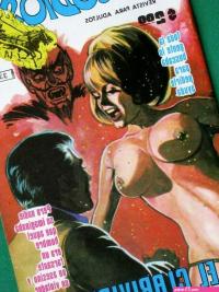 1976 TOPLESS SEXY BABE BREASTS BIG BOOBS HORROR SATAN SPANISH MEXICAN COMIC