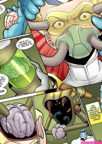Power Girl body swap Super Man SugoiHero