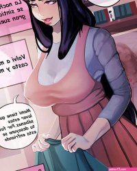 Comic porno HINATA x BORUTO. BurgersNShakes cmico de sexo milf morena tetona