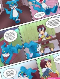 Yaoi digimon frontier drawing comic porn