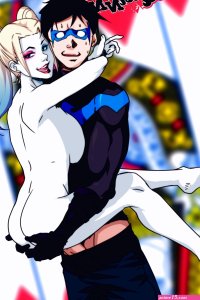 Dick Harley Quinn porn comic