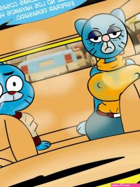 Gumball y su abuela Follando a escondidas