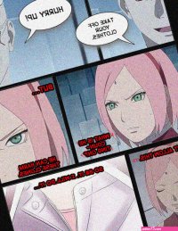 Porn comic Naruto. The Chronicle of Sarada. KristoLin Sex comic entrusts Conan with