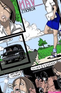 Sex slave comics. In the van PUSSY!