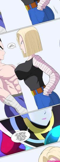 Porn comic Vegeta VS Android 18. Zetarok. Sex comic sexy beauties are