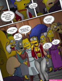 Porn comic Simpsons Comics. Navidad 4. IToonEAXXX. Sex comic MILF Marge loves