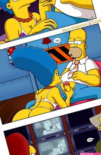 Simpsons xxx El abuelo y Marge follando