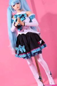 158cm Anime Cosplay Asian Cute Girl Sex DollExtra Head