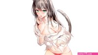 girl sexy cleavage Anime pussy boobs pretty kitty 3840x2160