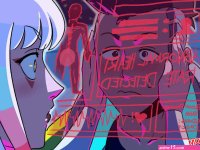 Porn comic Cyberpunk. Lucy Martinez. Tuna Fat Sex comic blonde Lucy was