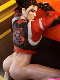 Porn comic Panam Palmer. Chapter 2. Cyberpunk 2077. PervertMuffinMajima. Sex comic busty brunette is