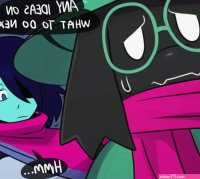 Kris fucks Ralsei Both versions gay porn comic