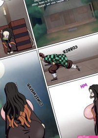 The night of the demon and nezuko comic porn