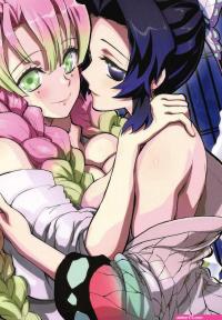 Porn comic Mushi x Koi LOVERS. Demon Slayer Sex comic young brunette decided